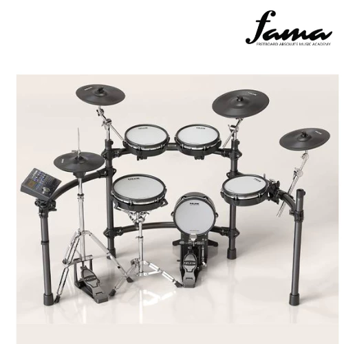 nux dm 8 5 piece professional digital electronic drum set with remo mesh head (dm8 dm 8)