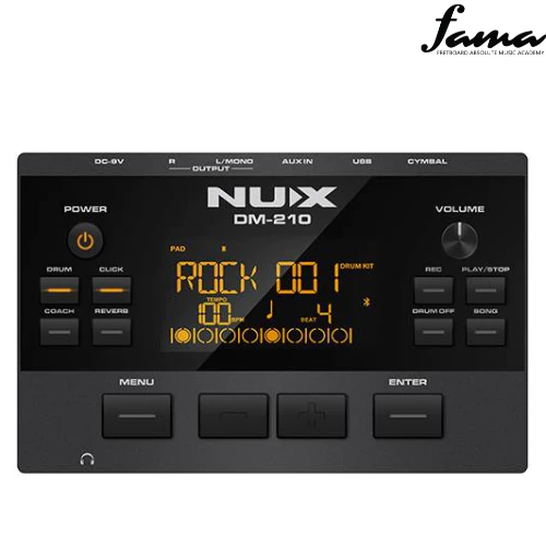 nux dm 210 all mesh head digital electronic drum basic package