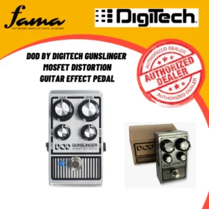 dod by digitech gunslinger mosfet distortion guitar effect pedal