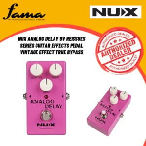 nux analog delay 9v reissues series guitar effects pedal vintage effect true bypass