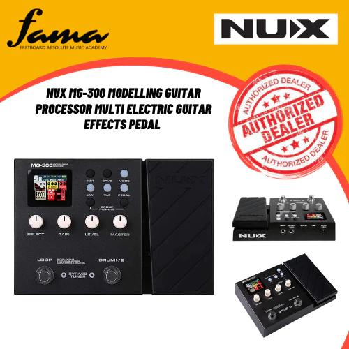 nux mg 300 modelling guitar processor multi electric guitar effects pedal