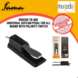 musedo tb 005 universal sustain pedal for all brand with polarity switch (tb005)