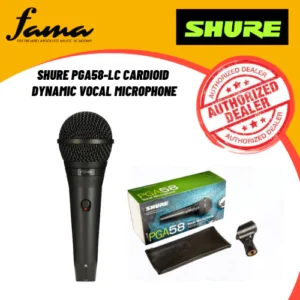 shure pga58 lc cardioid dynamic vocal microphone