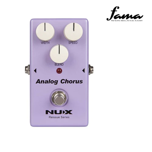 nux analog chorus 9v reissues series guitar effects pedal vintage true bypass