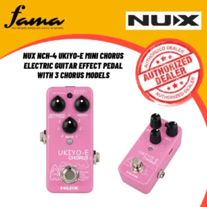nux nch 4 ukiyo e mini chorus electric guitar effect pedal with 3 chorus models