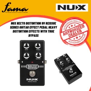 nux recto distortion 9v reissue series guitar effect pedal heavy distortion effects with true bypass