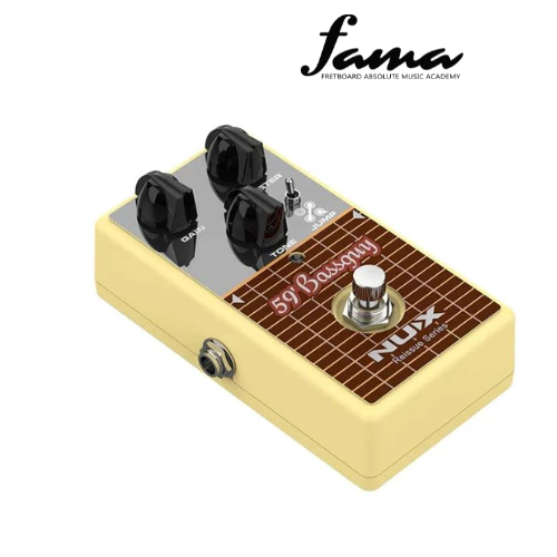 nux nro 7 59 reissue series bassguy overdrive guitar effect pedal