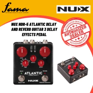 nux ndr 5 atlantic delay and reverb guitar 3 delay effects pedal