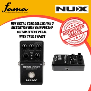 nux metal core deluxe mkii 3 distortion high gain preamp guitar effect pedal with true bypass