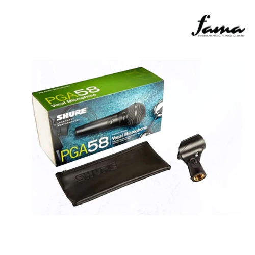 shure pga58 lc cardioid dynamic vocal microphone