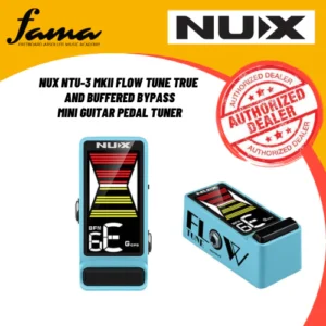 nux ntu 3 mkii flow tune true and buffered bypass mini guitar pedal tuner