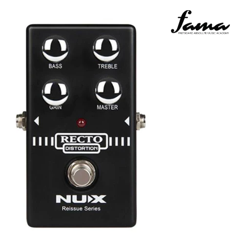 nux recto distortion 9v reissue series guitar effect pedal heavy distortion effects with true bypass