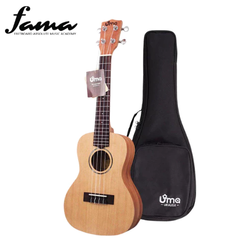uma ukulele 26' concert spruce solid top uma uk 06sc