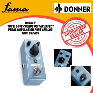 donner tutti love chorus guitar pedal modulation pure analog true bypass