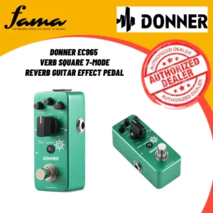 donner ec965 verb square 7 mode reverb guitar effect pedal
