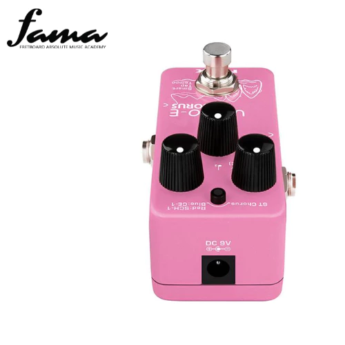 nux nch 4 ukiyo e mini chorus electric guitar effect pedal with 3 chorus models