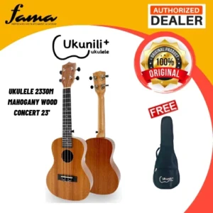 ukunili ukulele concert 23' mahogany wood 2330m
