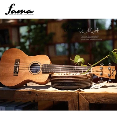 uma ukulele 23' concert mahogany solid top uma uk 05sc