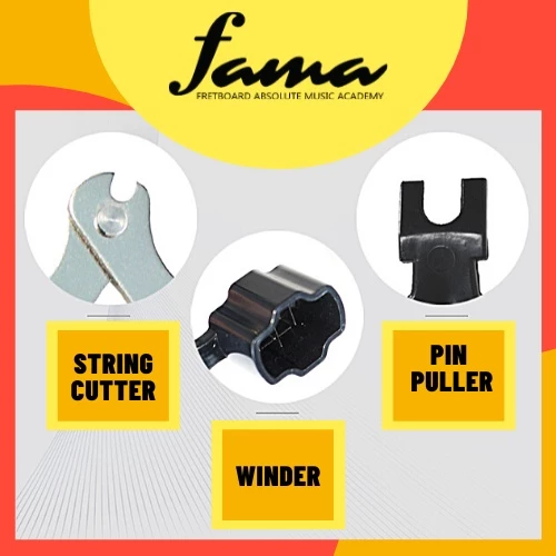 3 in 1 multi functional guitar ukulele repair tool string winder string cutter bridge pin puller