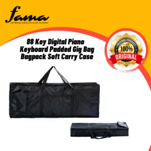 88 key digital piano or keyboard padded gig bag bagpack soft carry case