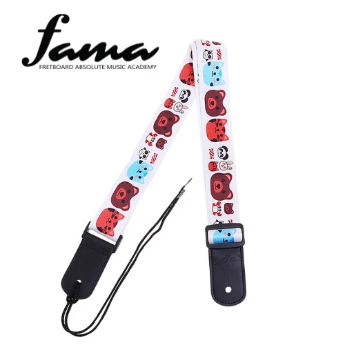 adjustable high quality ukulele shoulder strap bear