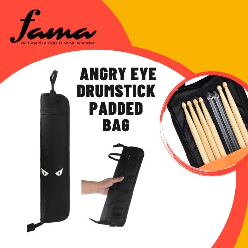 army green drumstick padded bag holder for 4 pairs drumstick