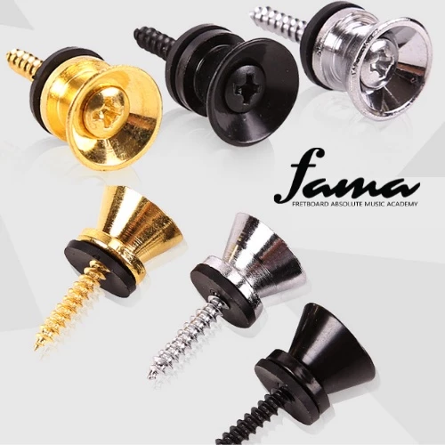 anti slip high quality metal ukulele guitar bass strap button lock