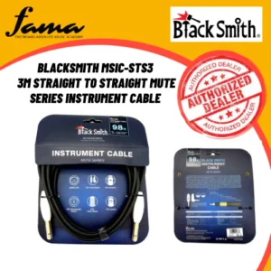blacksmith msic sts3 3m straight to straight mute series guitar instrument cable