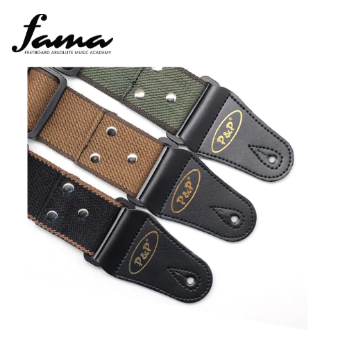 cotton guitar strap for acoustic electric bass guitar ukulele 2