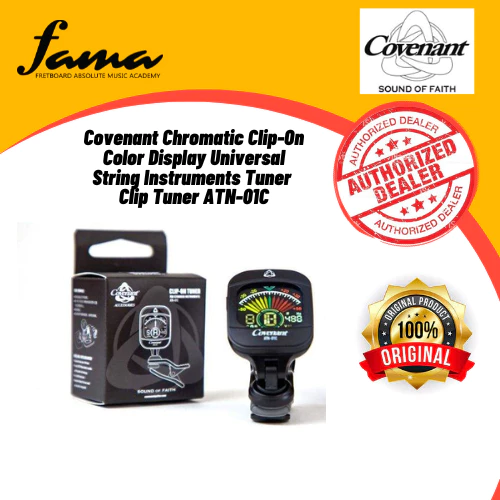 covenant chromatic clip on color display universal string instruments tuner clip tuner atn 01c (atn01c) covenant chromatic clip on color display universal string instruments tuner clip tuner atn 01c (atn01c)