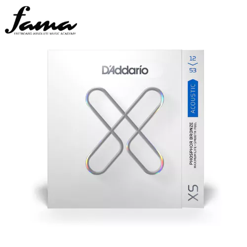 d'addario xsapb1253 12 53 light set phosphor bronze acoustic guitar strings (daddario / d addario)