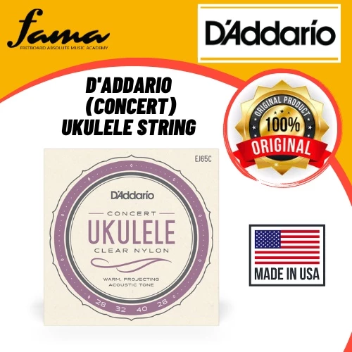 d'addario ej65c pro arté concert ukulele string daddario d addario (ej65 ej 65)
