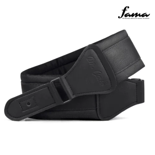 dr. case padded bass strap (black) for guitar bass electric classical acoustic