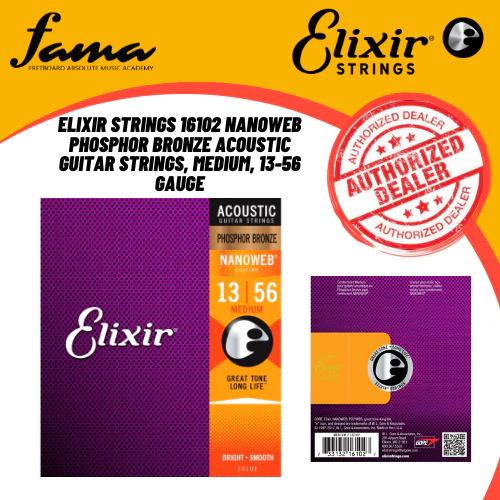 elixir strings 16052 nanoweb phosphor bronze acoustic guitar strings, light, 12 53 gauge elixir strings 16052 nanoweb phosphor bronze acoustic guitar strings, light, 12 53 gauge