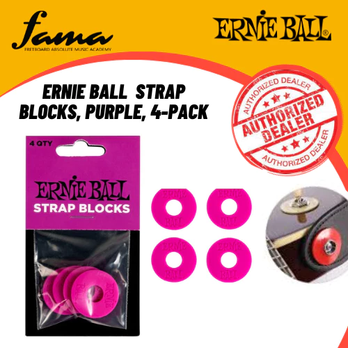 ernie ball strap blocks for guitar bass, electric guitar, ukulele, purple, green, pink, red, blue, cream 4 pack purple ernie ball strap blocks for guitar bass, electric guitar, ukulele, purple, green, pink, red, blue, cream 4 pack purple