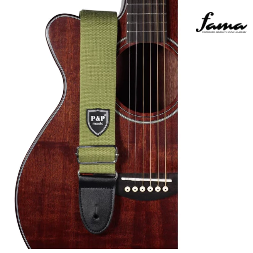 guitar quality adjustable strap ukulele bass electric strap colour green