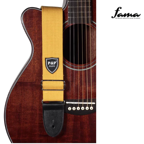 guitar quality adjustable strap ukulele bass electric strap colour yellow