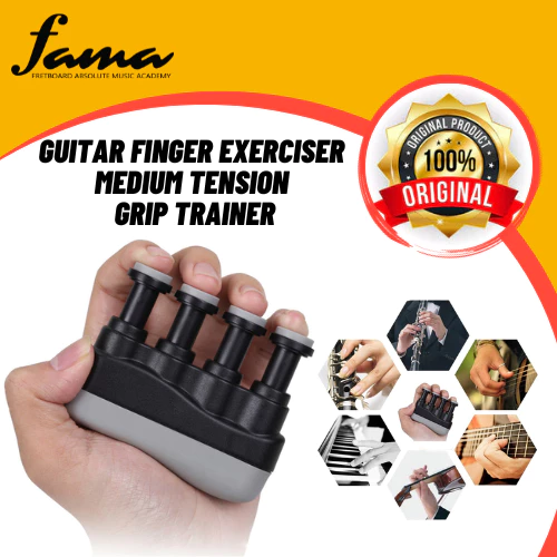guitar finger exerciser medium tension grip trainer music instrument piano bass violin