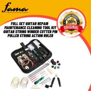 guitar maintenance repair tool kit includes cleaning tool kit guitar strings picks bridge pins gauge