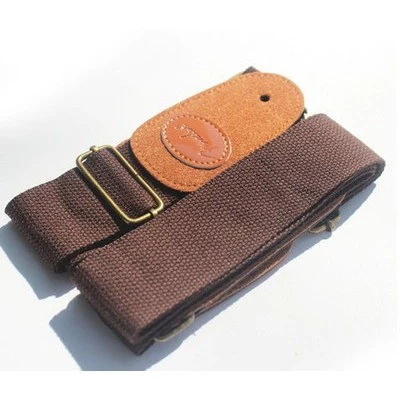 high quality adjustable fender guitar, bass, ukulele, electric guitar, acoustic guitar strap dark brown