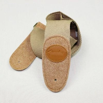 high quality adjustable fender guitar, bass, ukulele, electric guitar, acoustic guitar strap light brown