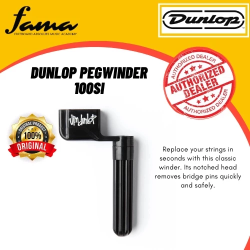 jim dunlop 100si string winder black (100)