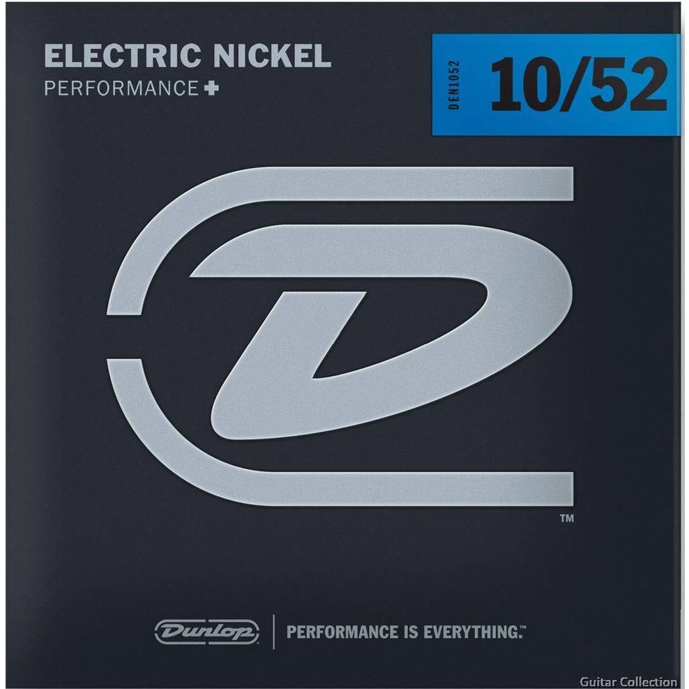 jim dunlop den1052 electric guitar string nickel wound 010 52 lt
