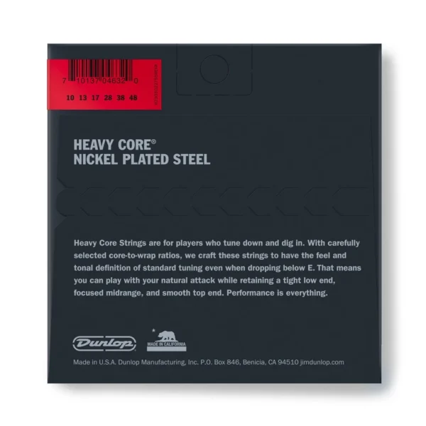 jim dunlop den1052 electric guitar string nickel wound 010 52 lt