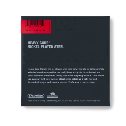 jim dunlop den1052 electric guitar string nickel wound 010 52 lt