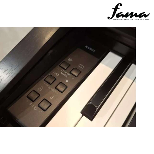 kawai cx102 88 key digital piano embossed black, white 3