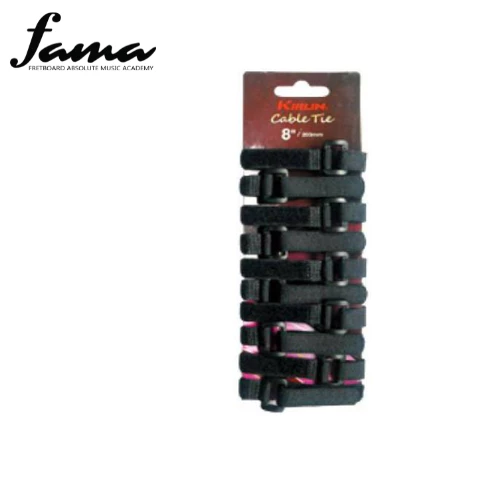 kirlin 203mm cable tie x 10 without logo black