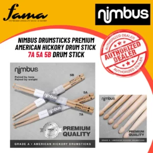 nimbus drumsticks premium american hickory drum stick 7a 5a 5b drum stick grade a high quality