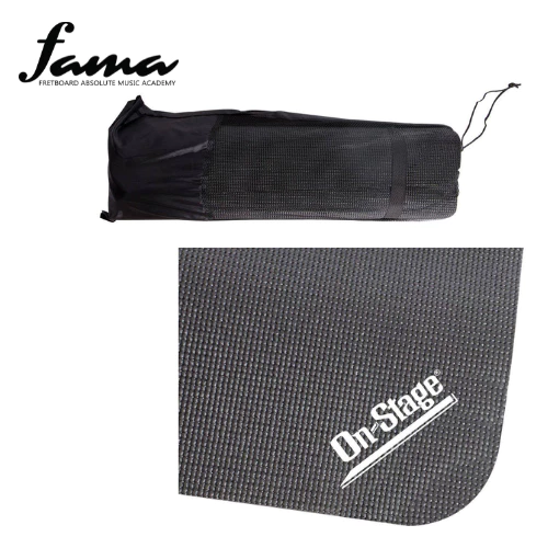 4pcs black vertical piano mats piano caster cups