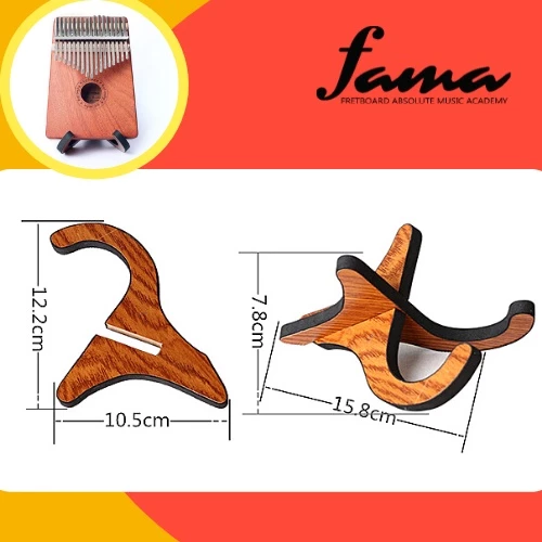 portable wooden kalimba thumb piano stand holder for 10 keys/17 keys/ 21 keys kalimba